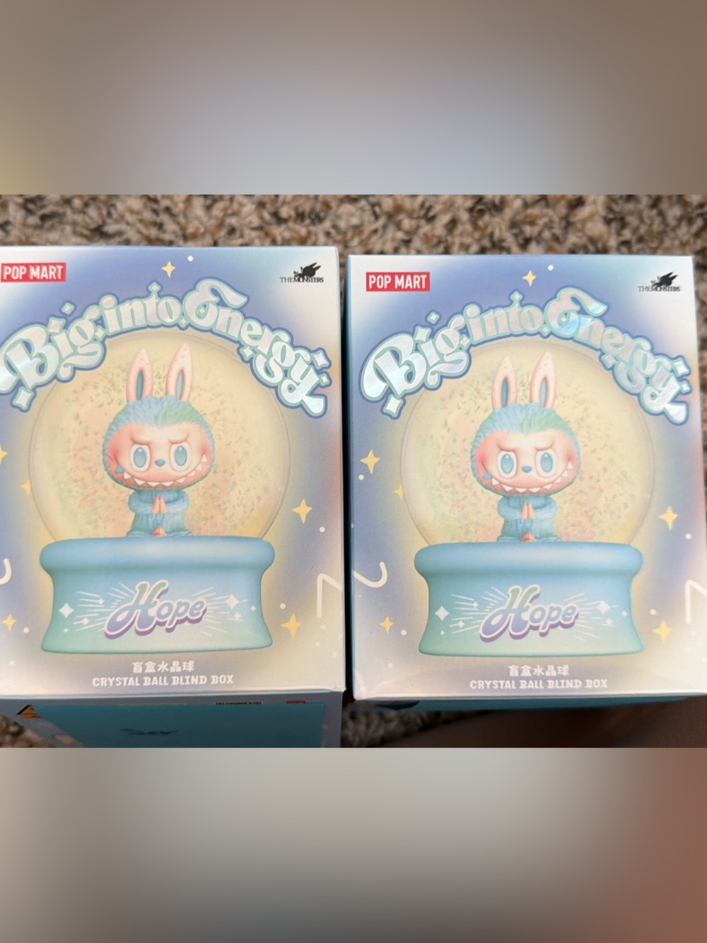 POP MART Crystal Ball Blind Box - snow globes, serenity and happiness.